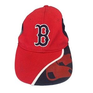 Boston Red Sox Youth MLB Cap Navy 47 Brand Painted Bill StrapBack
